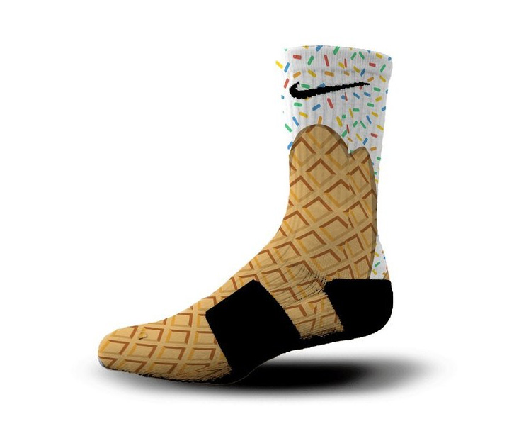 Nike Ice Cream Cone Socks