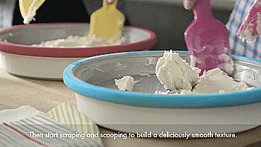Chef'f Sweet Spot Ice Cream Maker - Frozen Tray and Scraper Ice Cream Maker