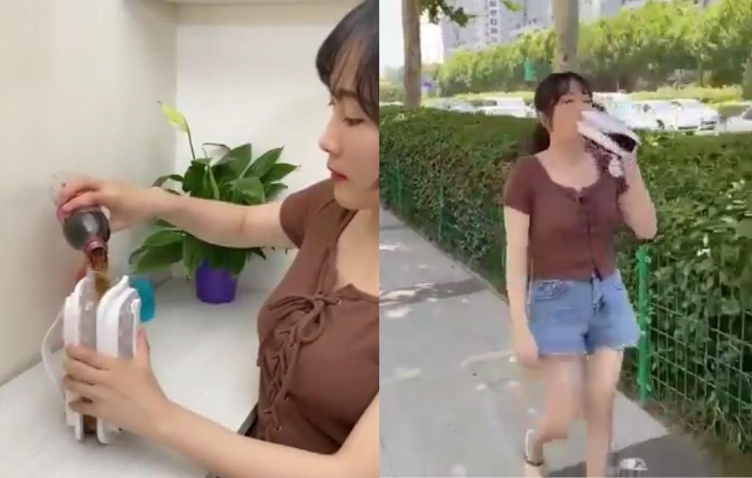 Ice Kettle Ice Maker Ice Tray Doubles as a Portable Water Bottle