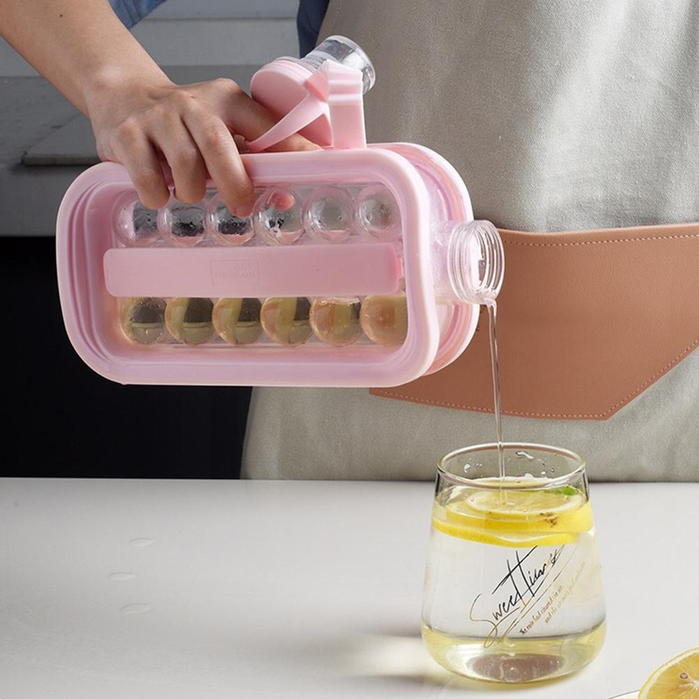 Ice Kettle Ice Maker Ice Tray Doubles as a Portable Water Bottle