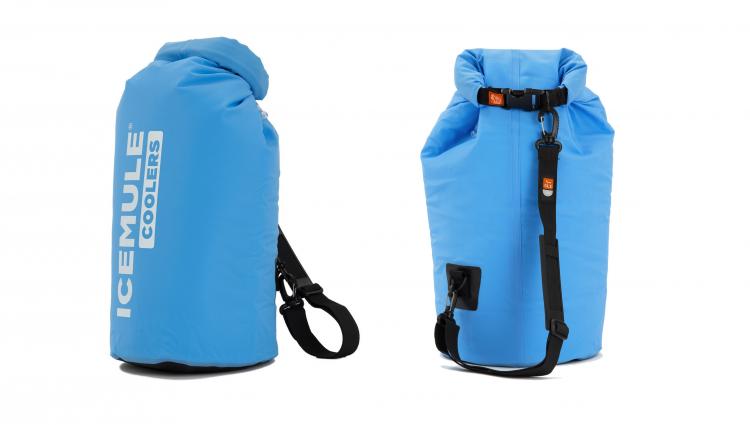 IceMule Portable Backpack Cooler - Travel Fabric Cooler - Waterproof, inflatable, floating cooler