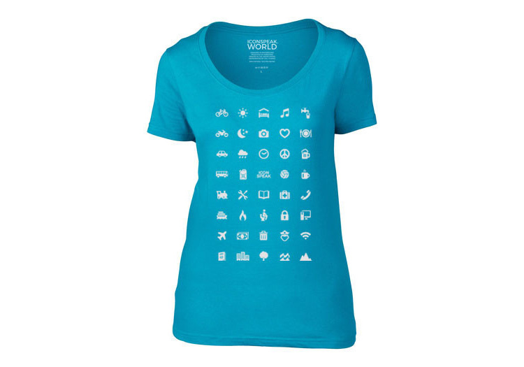 IconSpeak Travel Shirt Uses Icons To Communicate In Foreign Languages