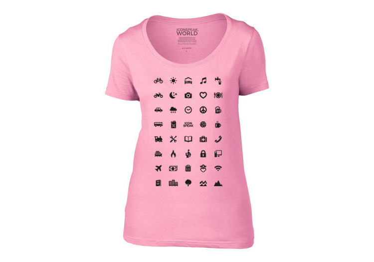 IconSpeak Travel Shirt Uses Icons To Communicate In Foreign Languages