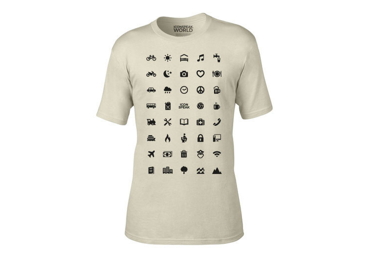 IconSpeak Travel Shirt Uses Icons To Communicate In Foreign Languages