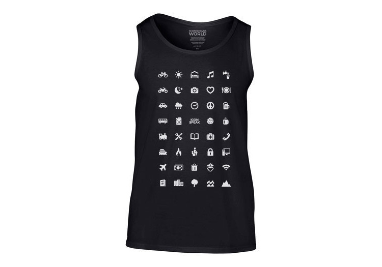 IconSpeak Travel Shirt Uses Icons To Communicate In Foreign Languages