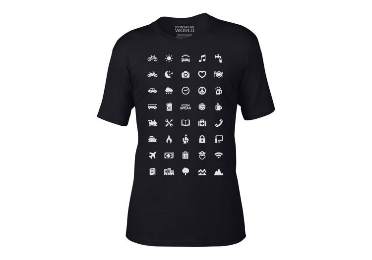 IconSpeak Travel Shirt Uses Icons To Communicate In Foreign Languages