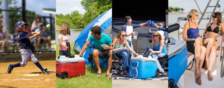 IcyBreeze Air-conditioning cooler - Beer cooler that blows cold air