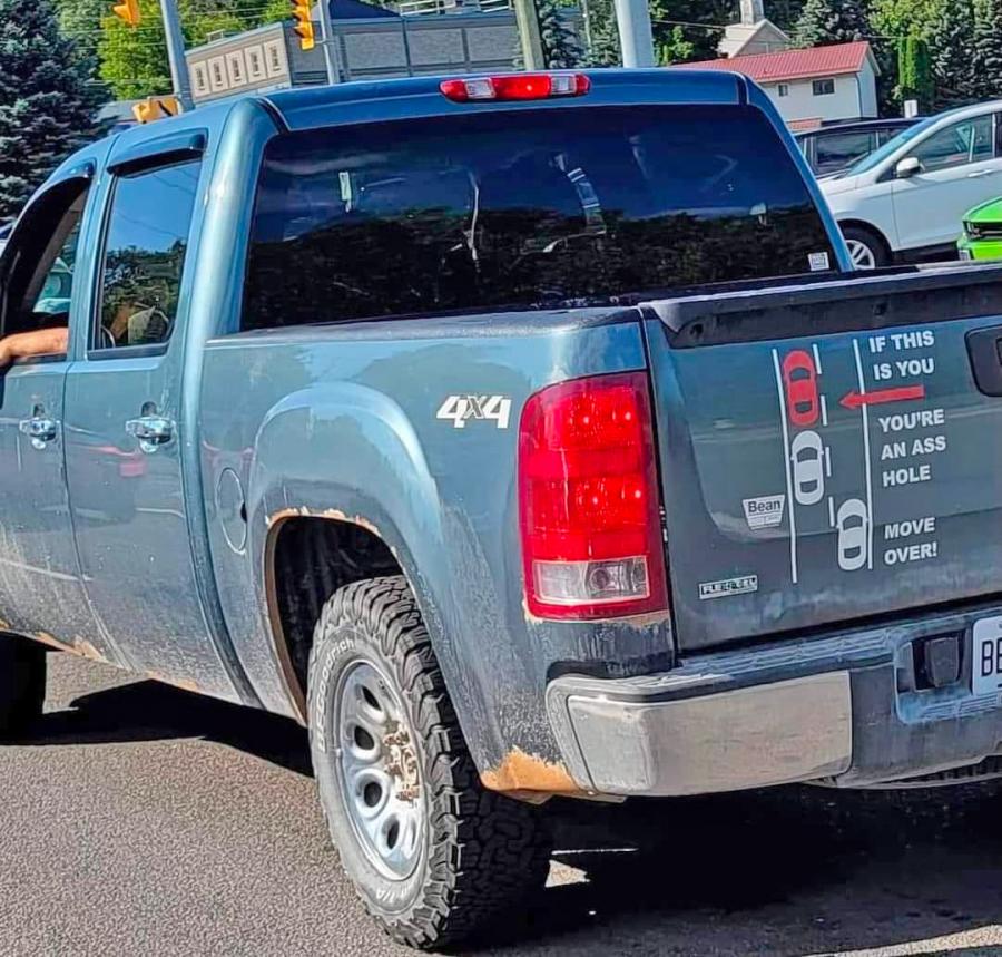 If This Is You, Youre An Asshole, Move Over Car/Truck Decal
