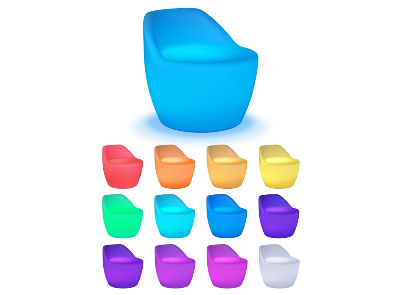 illumichair Illuminating outdoor poolside chair