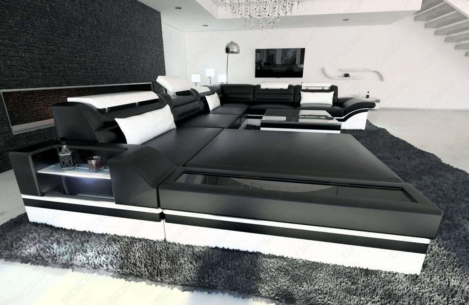 Ultimate Sectional Sofa - Futuristic Modern Sectional Leather Couch By SofaDreams - Giant Luxury Sectional Sofa