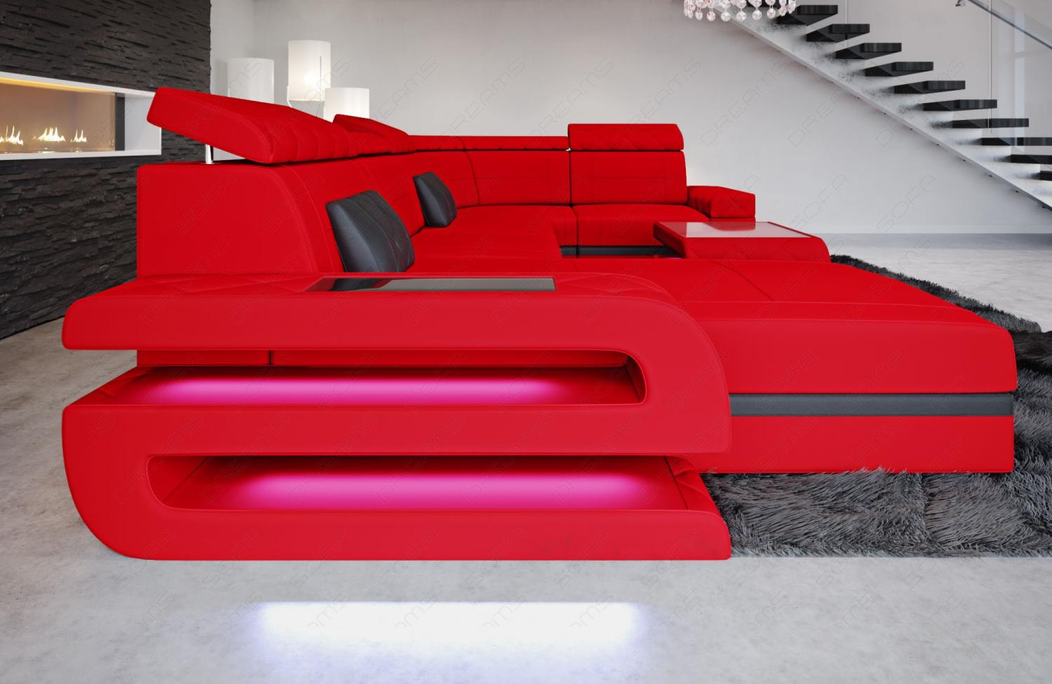 Ultimate Sectional Sofa - Futuristic Modern Sectional Leather Couch By SofaDreams - Giant Luxury Sectional Sofa