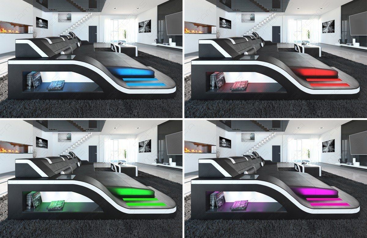 Ultimate Sectional Sofa - Futuristic Modern Sectional Leather Couch By SofaDreams - Giant Luxury Sectional Sofa