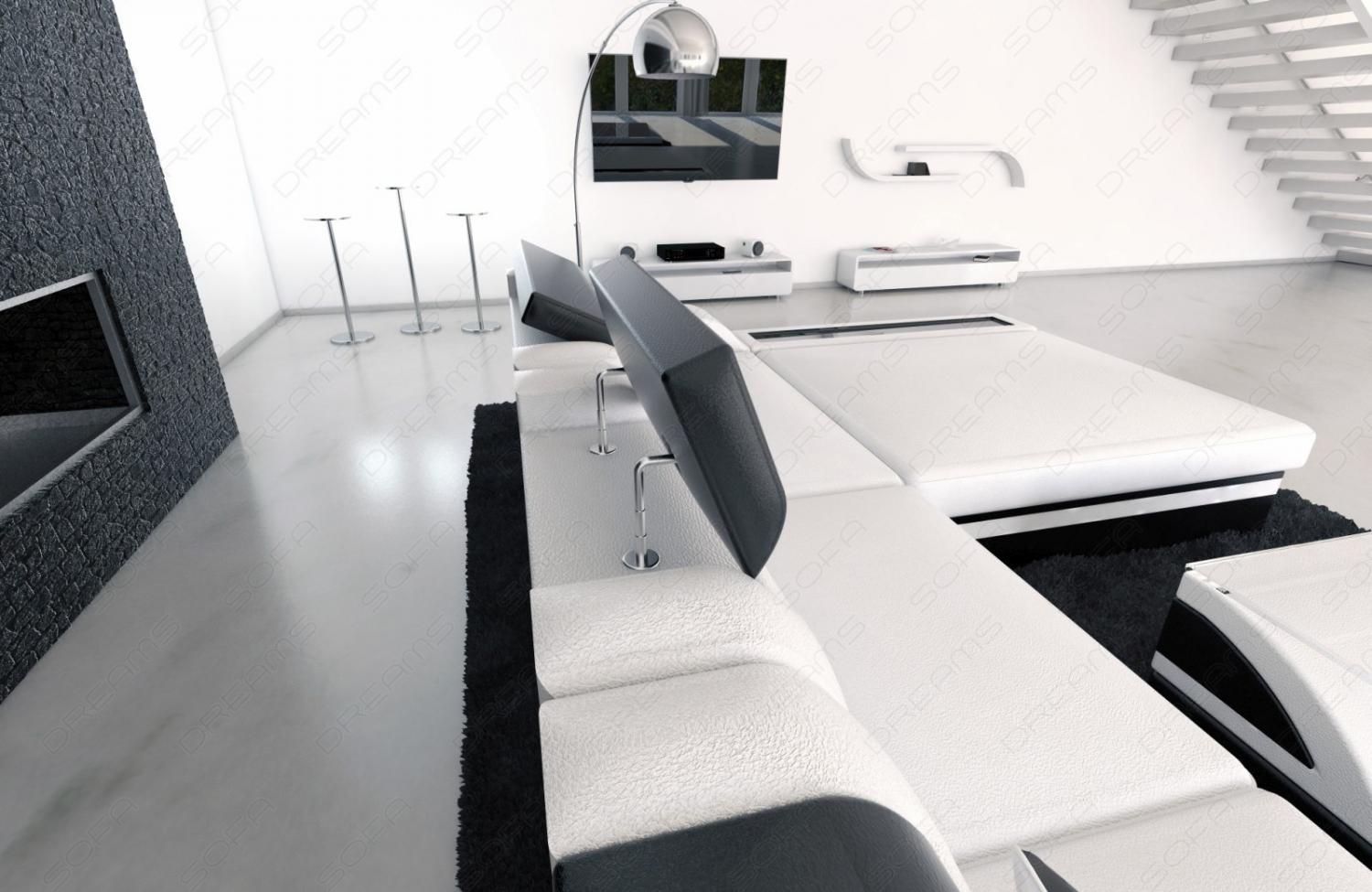 Ultimate Sectional Sofa - Futuristic Modern Sectional Leather Couch By SofaDreams - Giant Luxury Sectional Sofa
