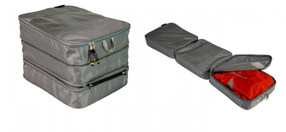 Oregami Folding Luggage - 3-level folding luggage organizers