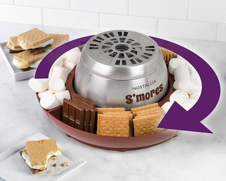Flameless marshmallow toaster - indoor smore's maker electric toaster