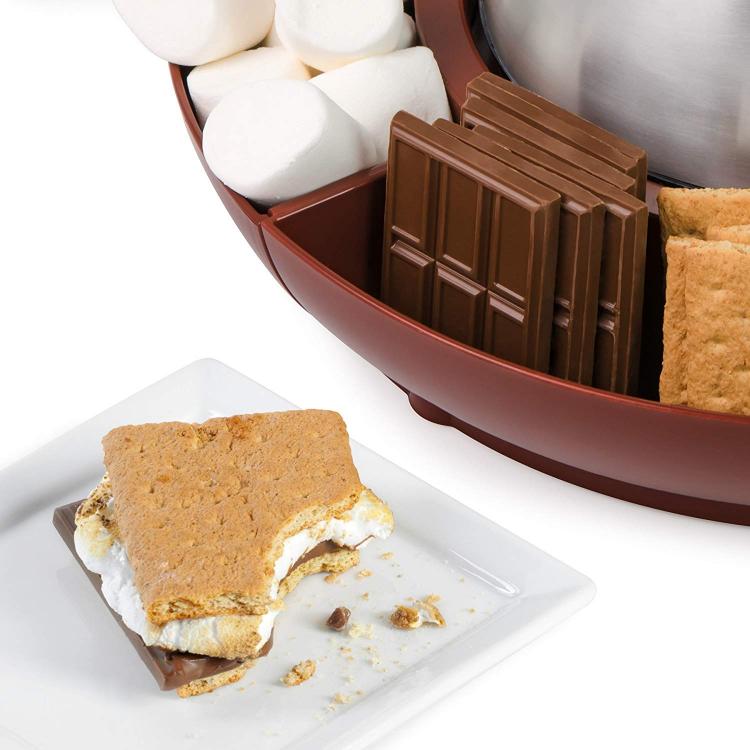 Flameless marshmallow toaster - indoor smore's maker electric toaster