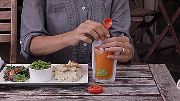 Infantino Squeeze Station - On-The-Go Baby Food Maker - Homemade travel baby food maker pouches