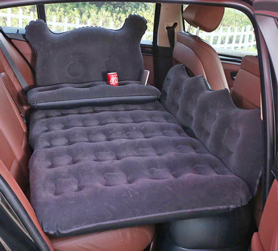 Inflatable Backseat Lounger and Bed For The Car