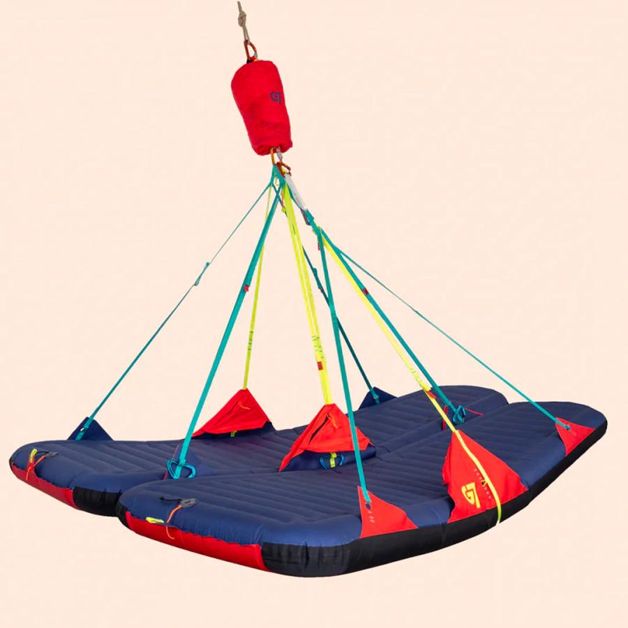 Inflatable Climbing Ledge Pod and tent Lets You Sleep On Side Of Cliff