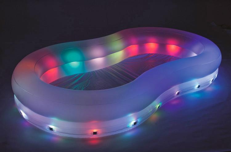 H2OGO! ColorWave Illuminated Color Changing Inflatable Pool