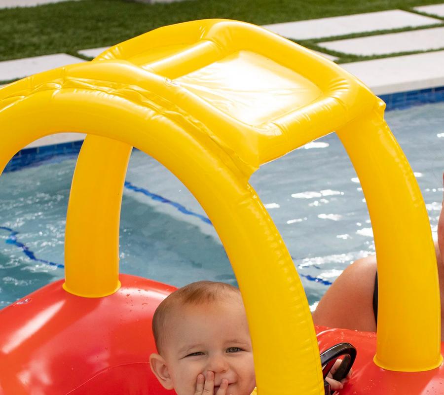 Inflatable Cozy Coupe Car Baby Float