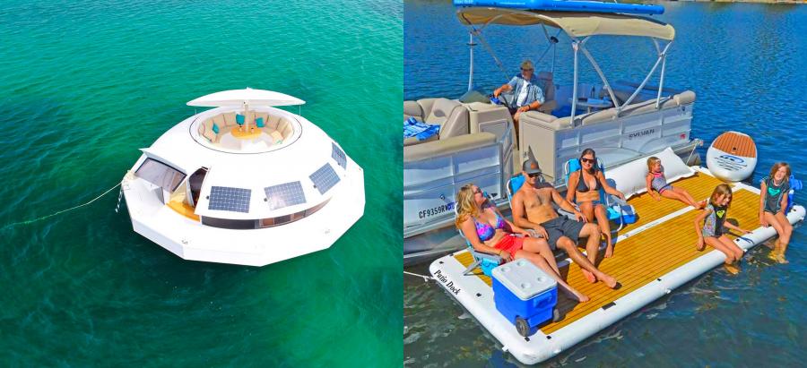 Inflatable Dog Ramp For Dock, Boat, or Pool - Floating Pup Ramp