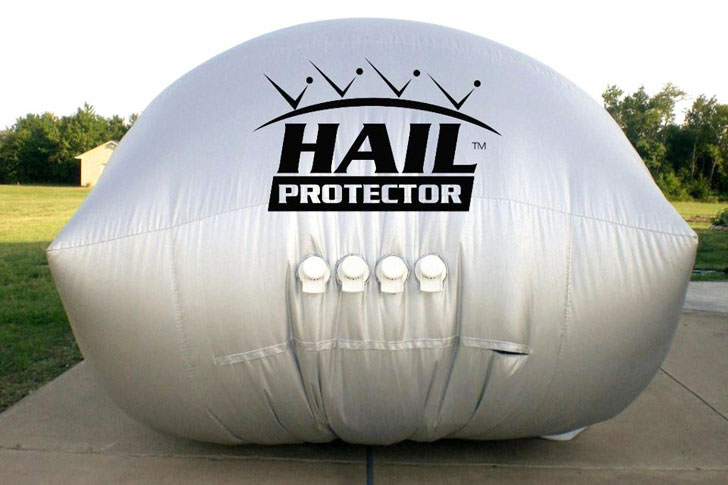 Inflatable Hail Protector For Your Car