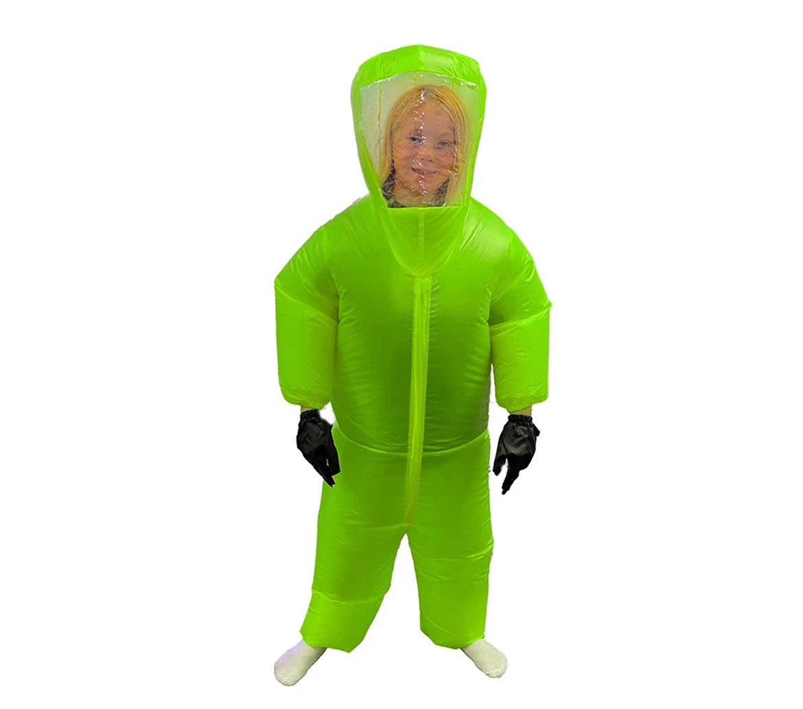 Inflatable Hazmat Suit Halloween Costume