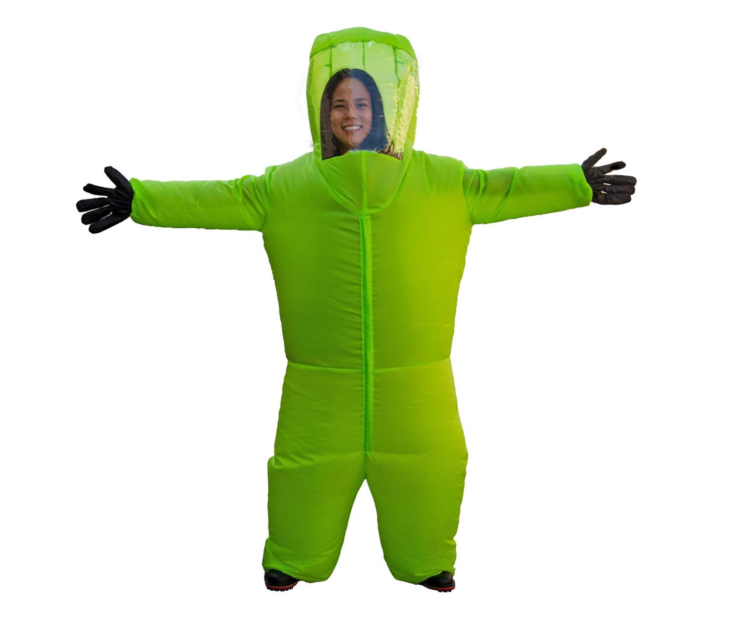 Inflatable Hazmat Suit Halloween Costume