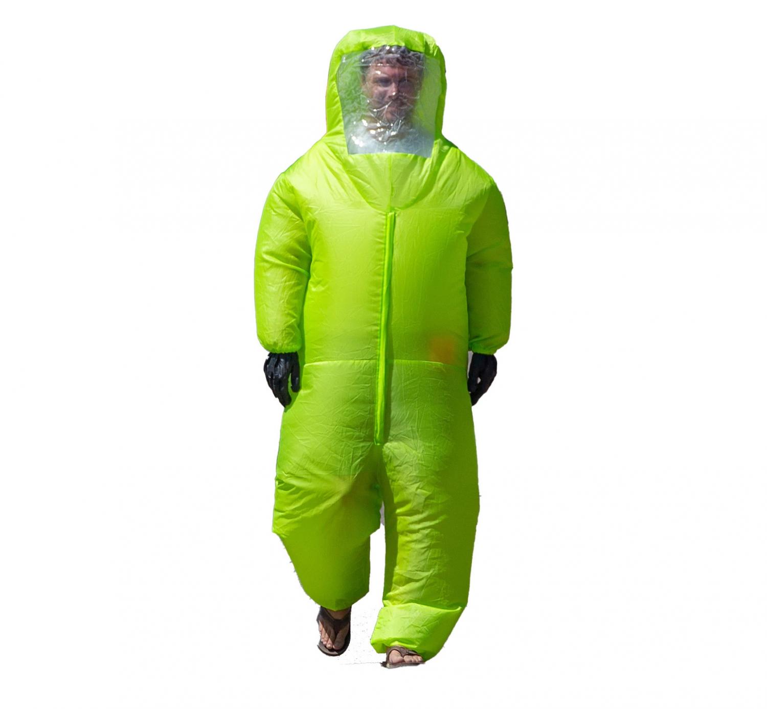 Inflatable Hazmat Suit Halloween Costume