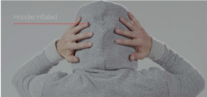 Hypnos Inflatable Sleep Hoodie