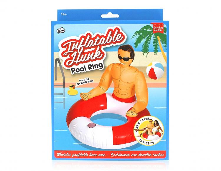 Inflatable Hunk Pool Float - Bachelorette party pool float