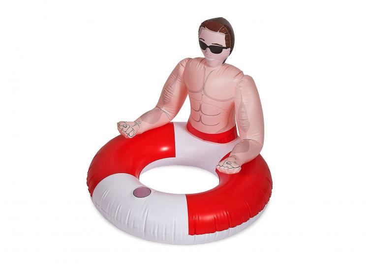 Inflatable Hunk Pool Float - Bachelorette party pool float