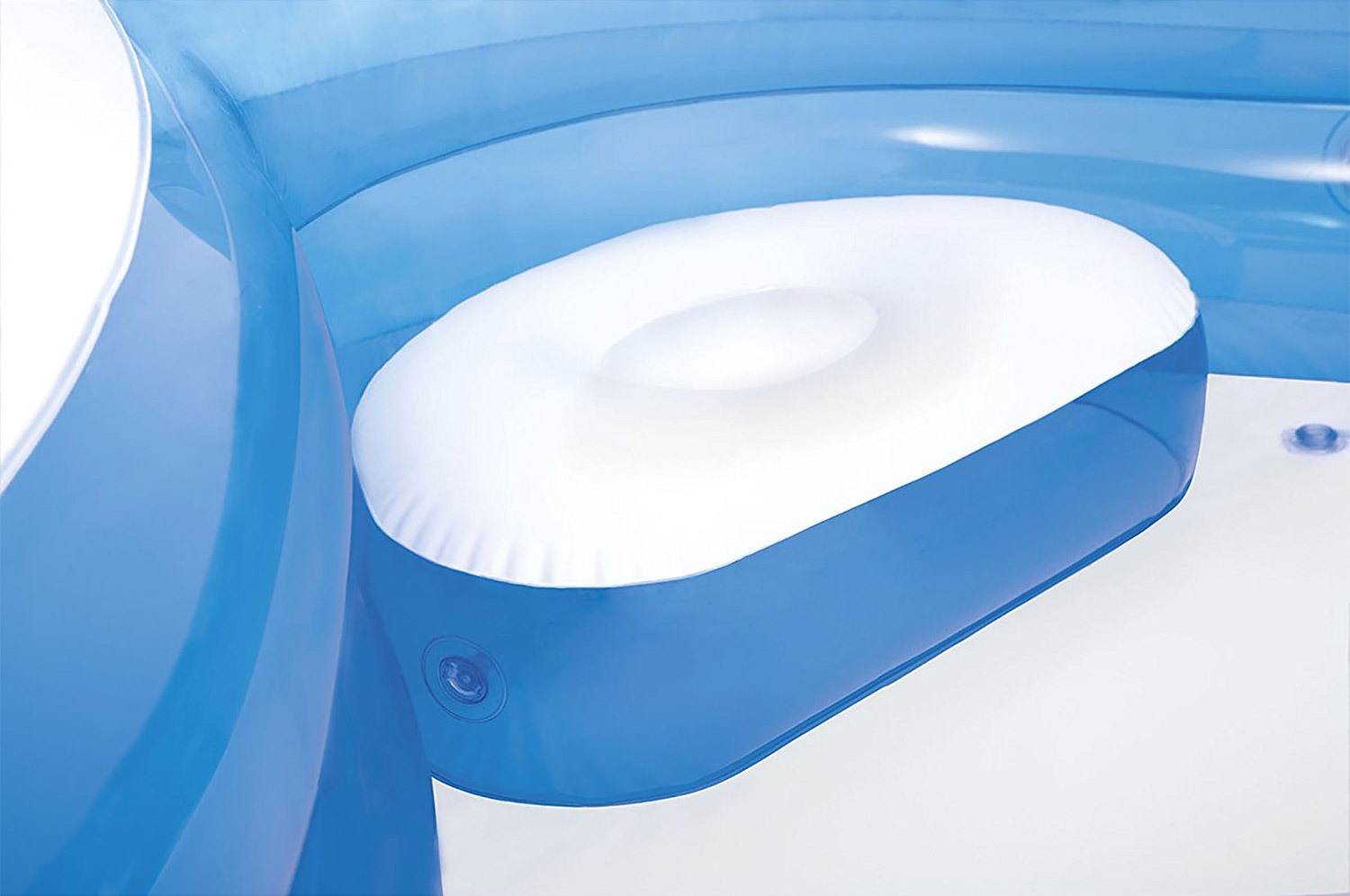 Inflatable Lounge Chair Pool - Blow-up pool with 4 built-in lounge chairs