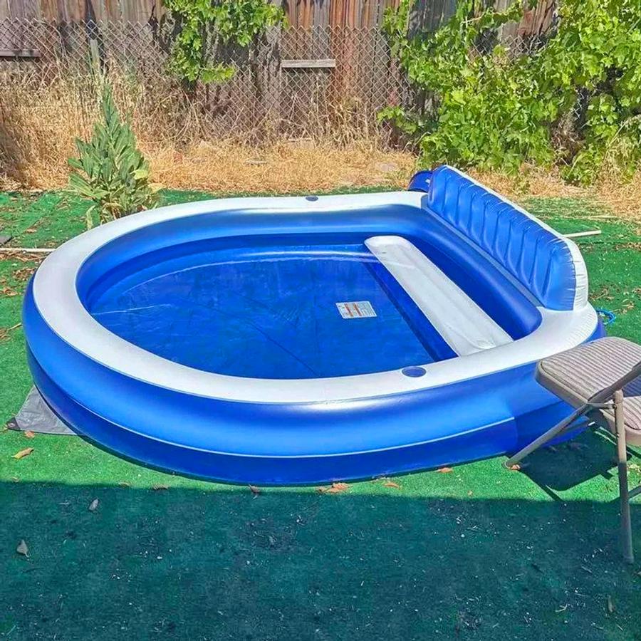 Mini Inflatable Pool With Bench