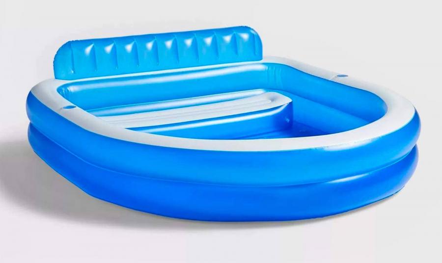 Mini Inflatable Pool With Bench
