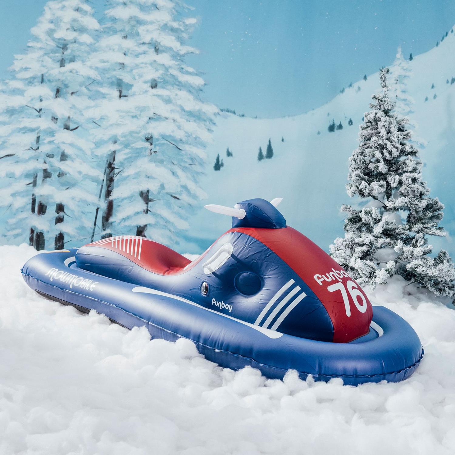 Inflatable Snowmobile Snow Sled