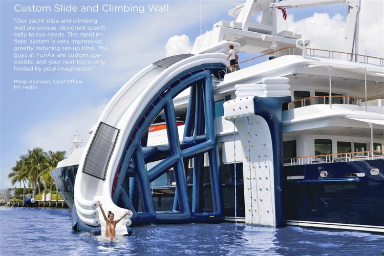 Inflatable Water Slide For Yachts