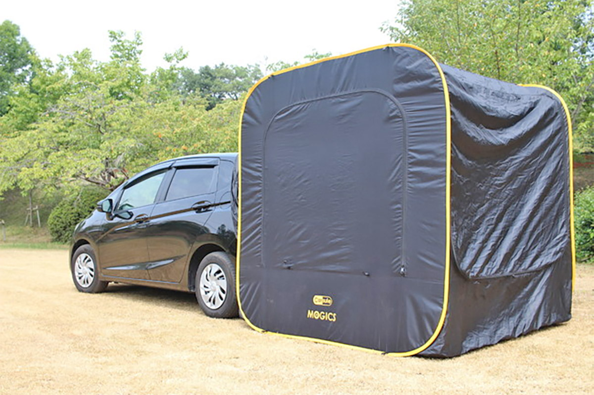  Instant Pop-Up Car Tent Attaches To The Tailgate Of Your SUV or Minivan - Carsule pop-up tailgate tent