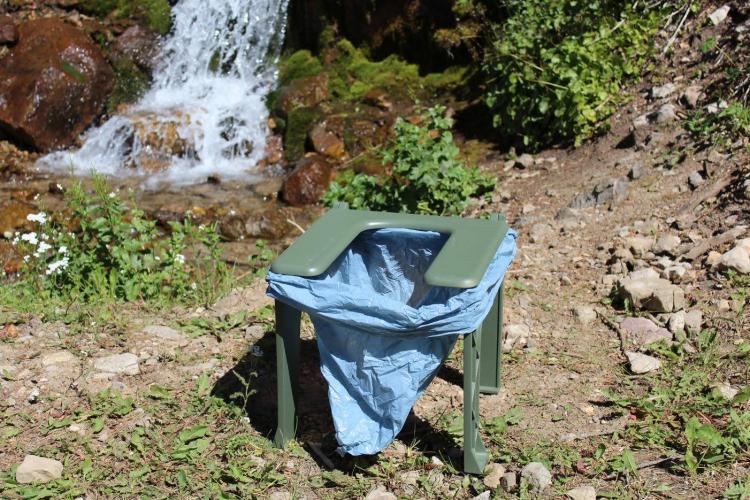 InstaPrivy Portable Toilet Kit - Private shelter folding portable toilet tent