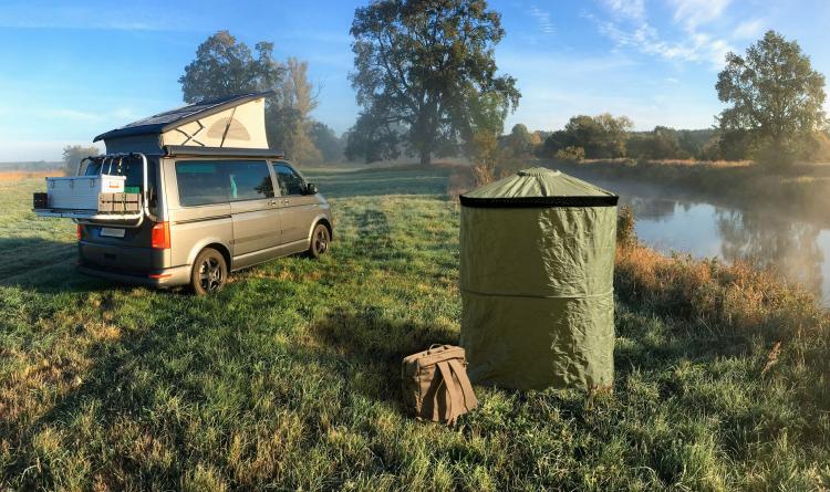 InstaPrivy Portable Toilet Kit - Private shelter folding portable toilet tent