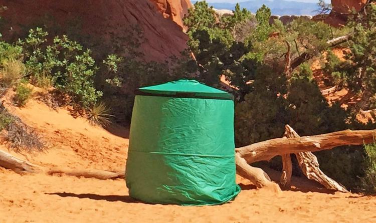 InstaPrivy Portable Toilet Kit - Private shelter folding portable toilet tent