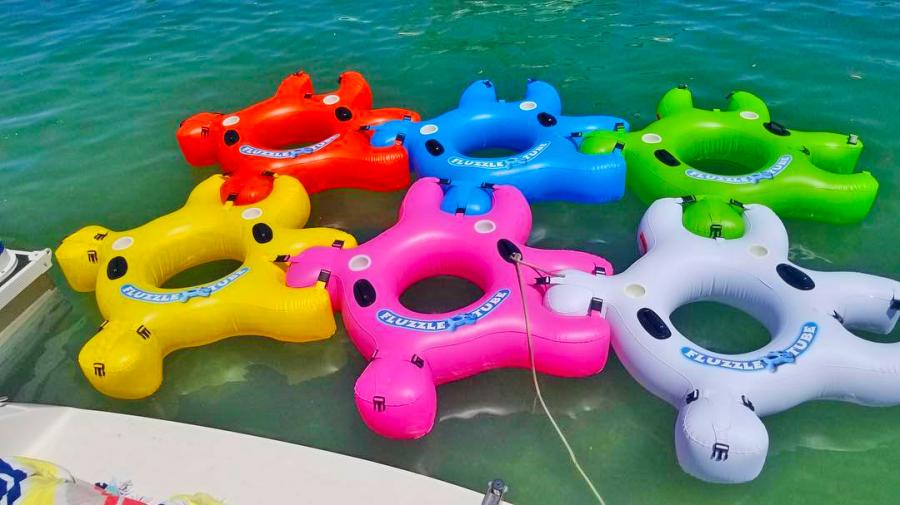Inflatable Interlocking Tubes Connect Together Like Puzzle Pieces