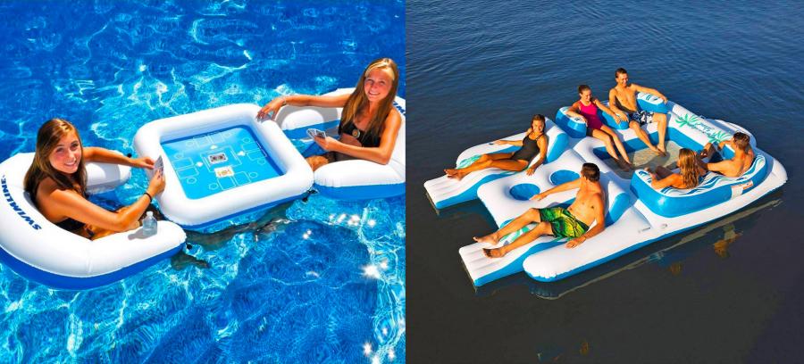 Inflatable Interlocking Tubes Connect Together Like Puzzle Pieces