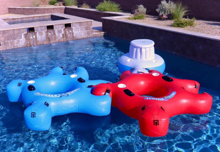 Inflatable Interlocking Tubes Connect Together Like Puzzle Pieces