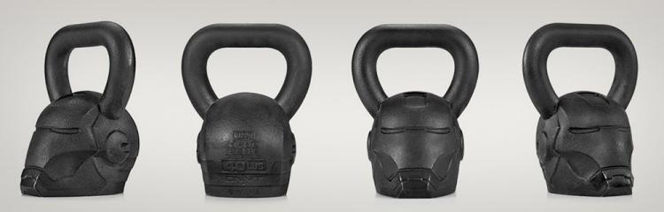 Iron Man Kettlebell - Marvel Tony Stark Iron Man Helmet Kettle Bell Fitness Tool