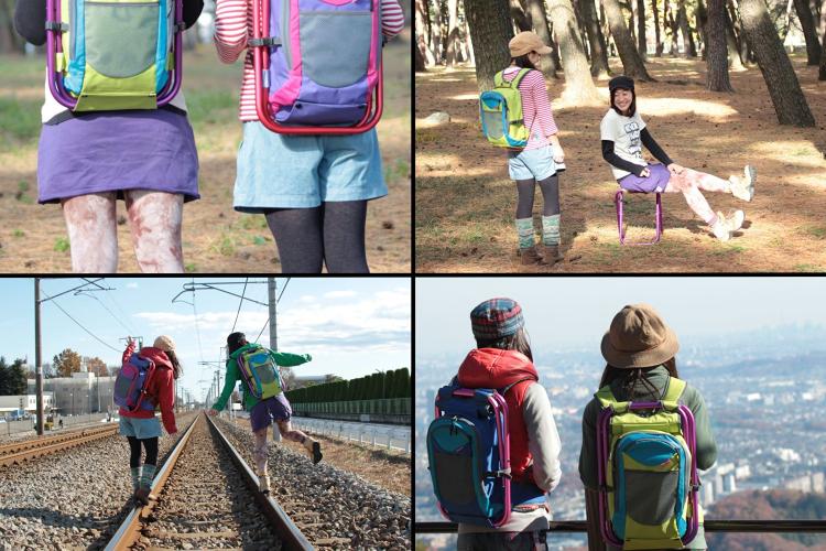 ISPACK Adventure Backpack Chair - Backpack that turns into a chair