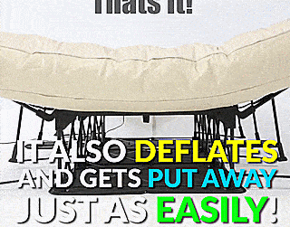 Ivation EZ-Bed - Inflatable air bed that sets up on its own