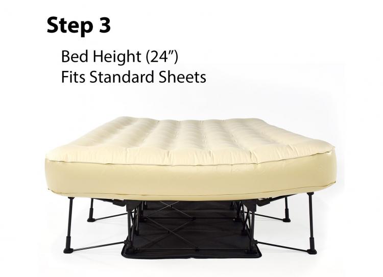 Ivation EZ-Bed - Inflatable air bed that sets up on its own