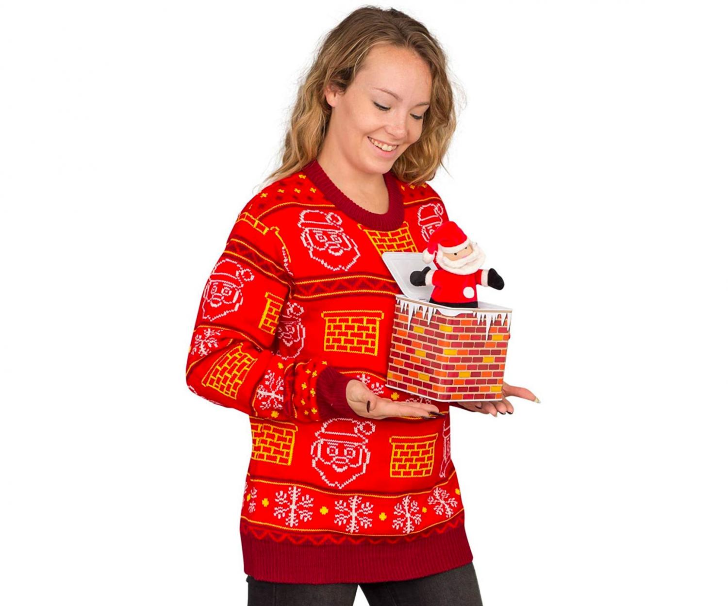 Jack In The Box Ugly Christmas Sweater